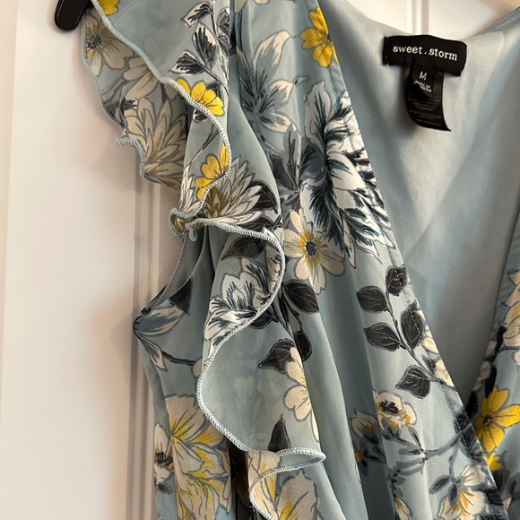 Sweet.Storm Floral SS Dress Size Medium - Picture 11 of 12